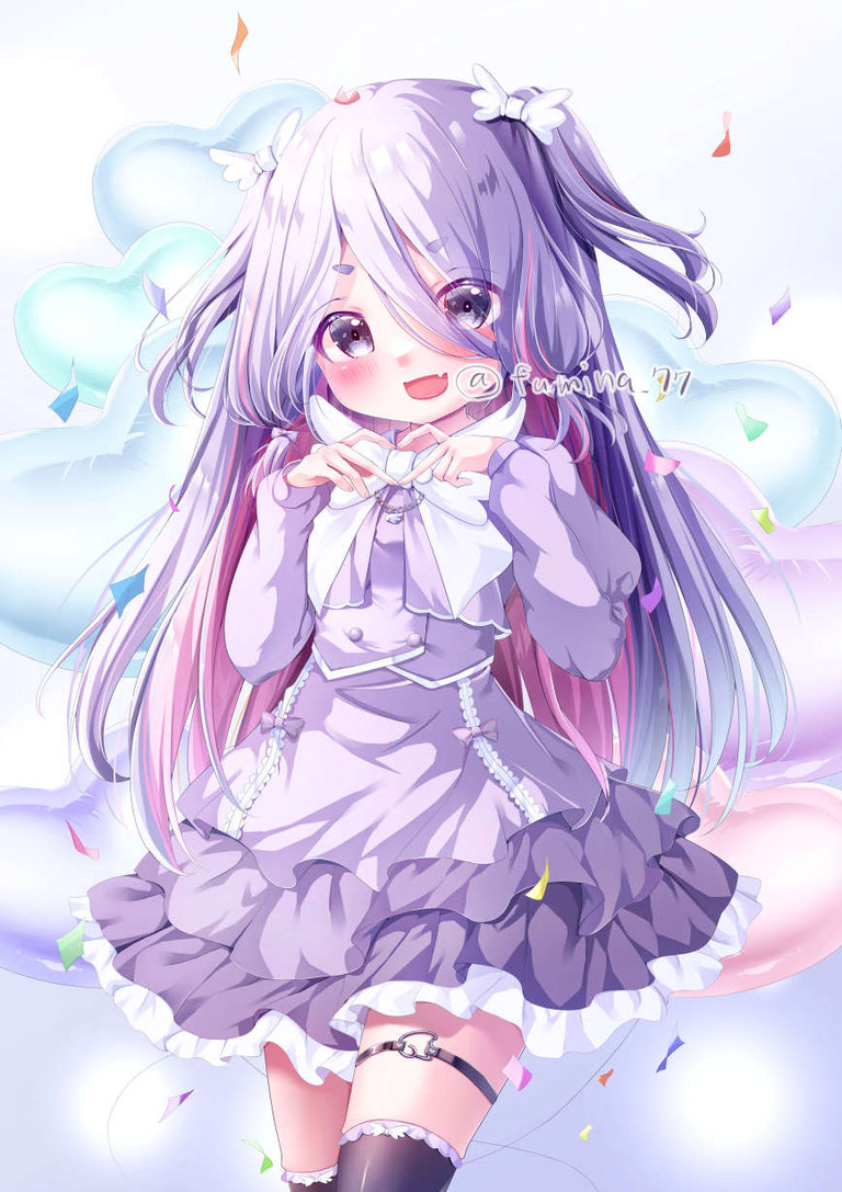 vtuberのるんば/うちの子本企画で制作した一枚絵