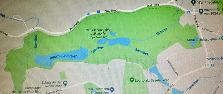Bild: Karte Volksdorfer Teichwiesen