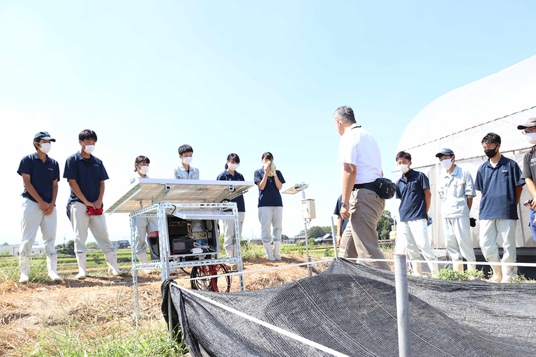 地元高校でのスマート農業出前授業