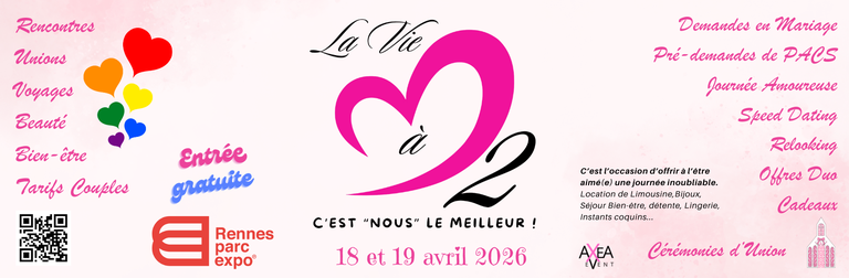 Salon La Vie à 2, la vie a deux au Parc des expositions de Rennes