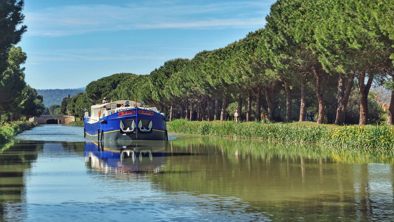 Hotelbarge Enchanté auf dem canal du Midi