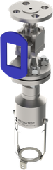 Liquid sampling - MBS-B2 On/Off Flanged  Sampler Configuration - Mechatest Bottle Sampler - closed sampling Hydrocarbon liquids - Dopak DPM