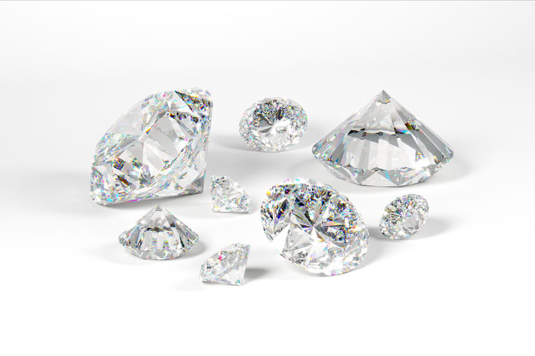                                                         Anlage Diamanten bei OPHIRA in verschiedenen Größen ab 0,01 Karat