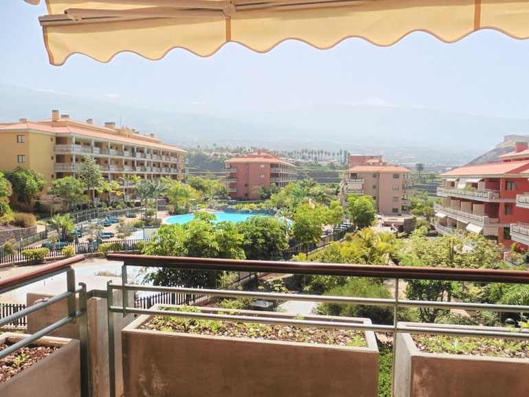 Blick vom Balkon