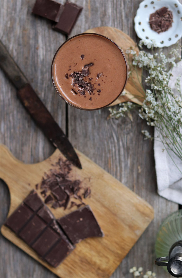 schnelle Schokomousse - food-stories/ein vegetarischer Foodblog