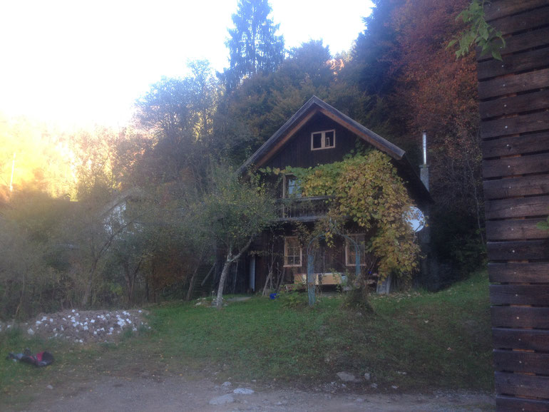 Das alte Holzhaus