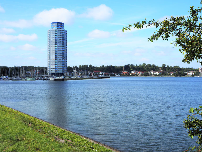 Blick auf Schleswig und seinem Wahrzeichen, dem Turm