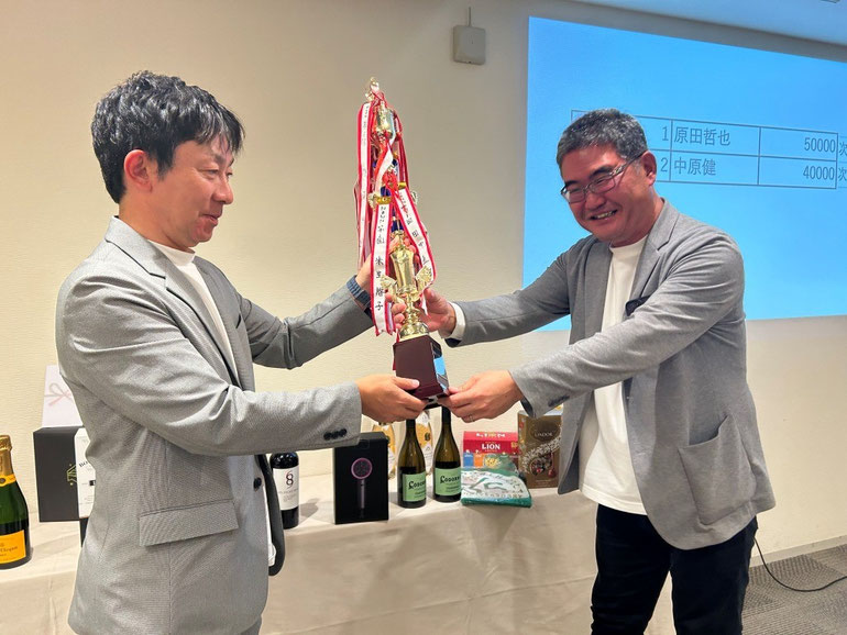 2025年間賞金王の原田！