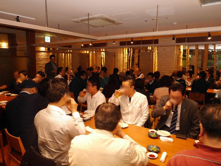 懇親会には多くの方々に参加して頂きました!
