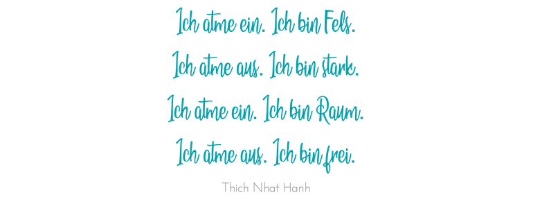Die eigene Kraft - Zitat Thich Nhat Hanh