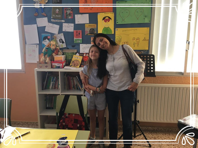 La Caribay amb la seva filla Fátima