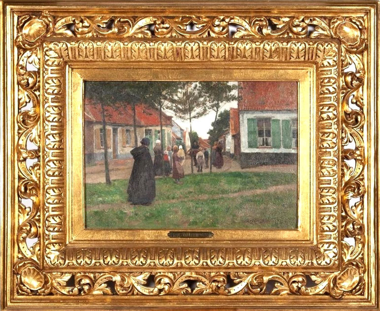 te_koop_aangeboden_een_genre_kunstwerk_van_de_kunstschilder_frans_van_leemputten_1850-1914_belgisch_realisme