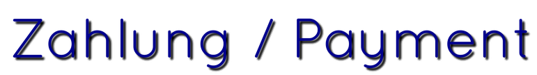 Zahlung / Payment