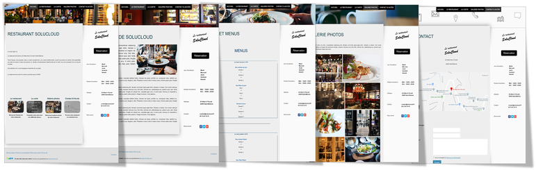 création site web pour restaurant