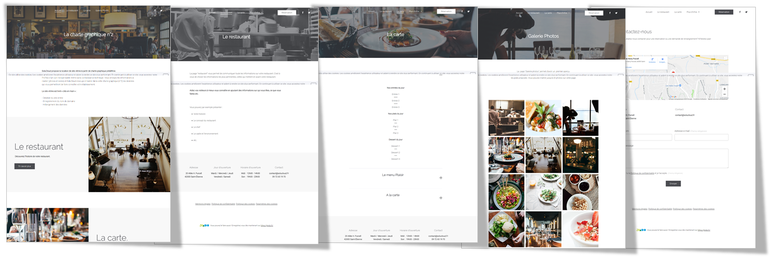 création site web pour restaurant