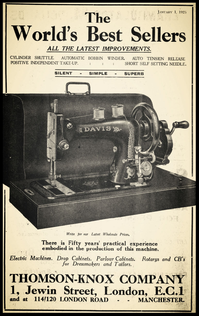 DAVIS SEWING MACHINE CO. Fiddlebase