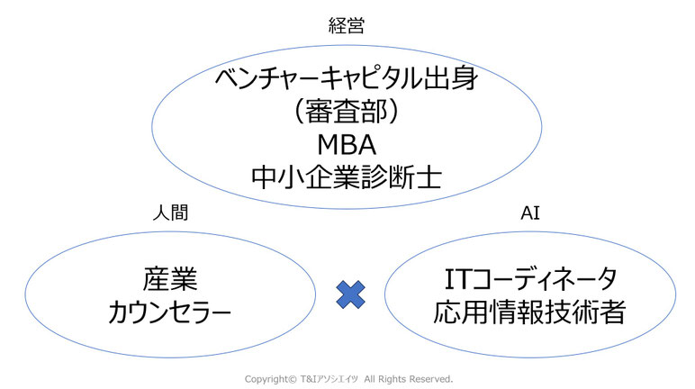 MBA、中小企業診断士、ITコーディネータ、産業カウンセラー、T＆Iアソシエイツ代表の背景