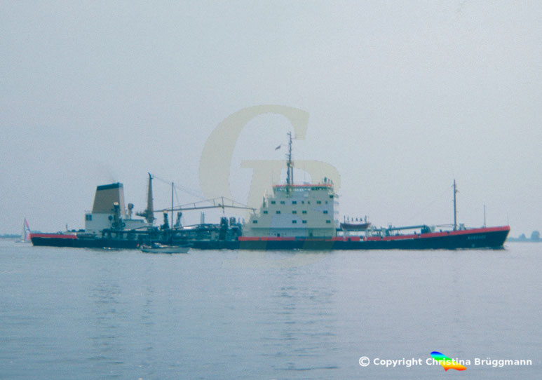 Laderaumsaugbagger NORDSEE ursprüngliches Aussehen, 1982