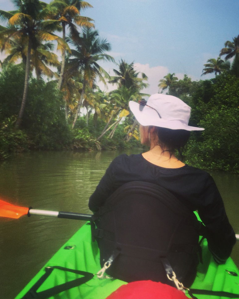 Paddeln durch die Backwaters