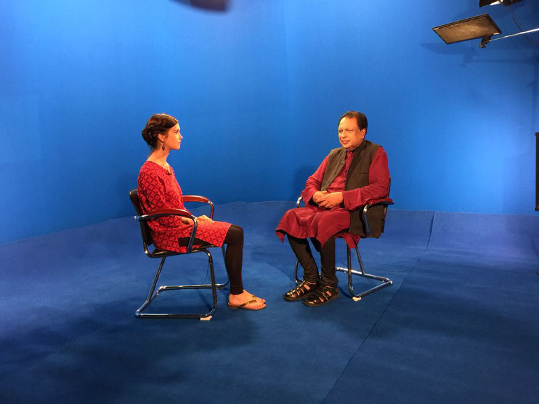 Das Studio von Asianet News