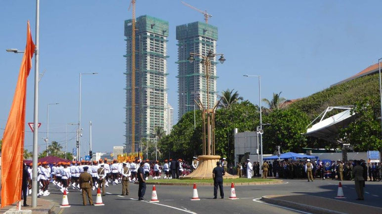 Bild: Unabhängigkeitsparade in Colombo der Hauptstadt von Sri Lanka