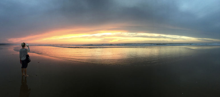 Bild: Sonnenuntergang von Sidi Kaouki
