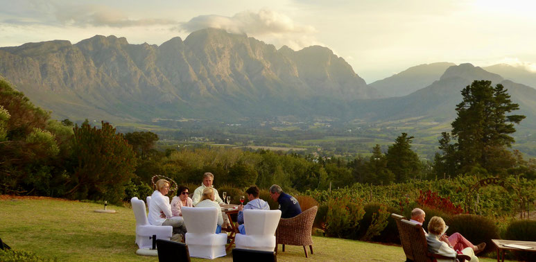 Bild: Weinverkostung in Stellenbosch