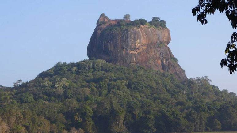 Bild: Sigiriya-Rock (Löwenfelsen) bei Dambulle in Sri Lanka