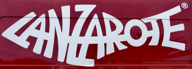Bild: Schriftzug Lanzarote
