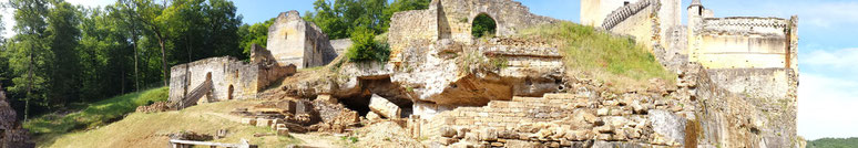 Chateau de Commarque reportage photographique Hervé Arnoul et Michel Arnoul