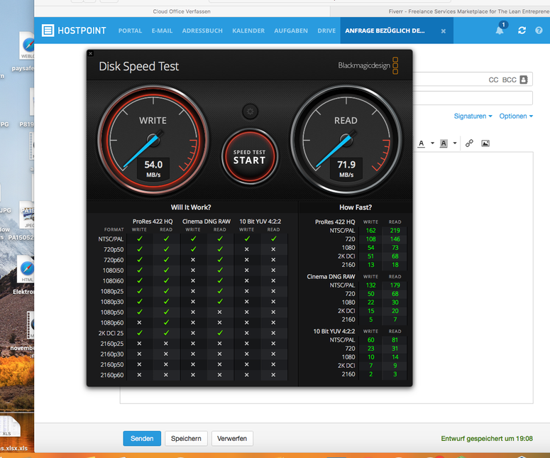 memcantgetreserved Blackmagicdesign Speed Test slow
