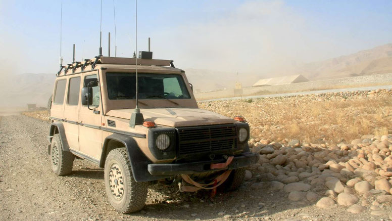 Geländewagen Wolf Reifen vorhanden
