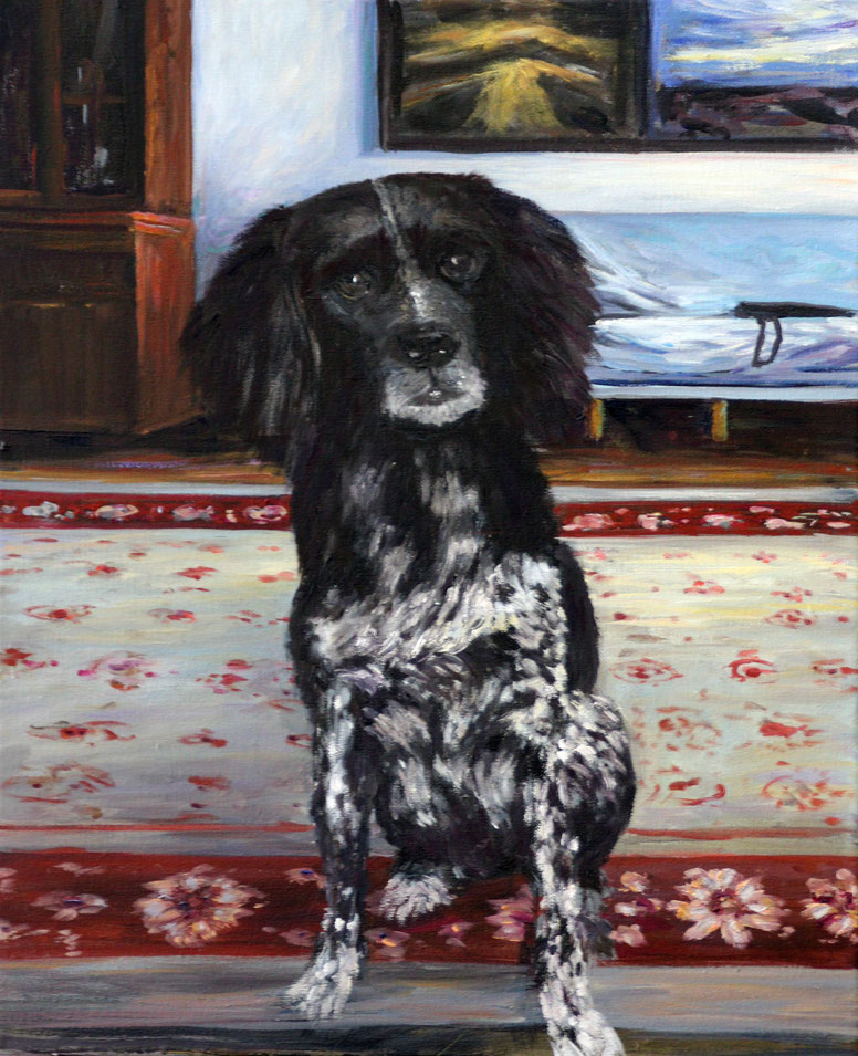 Hundeportrait 40 x 50 cm