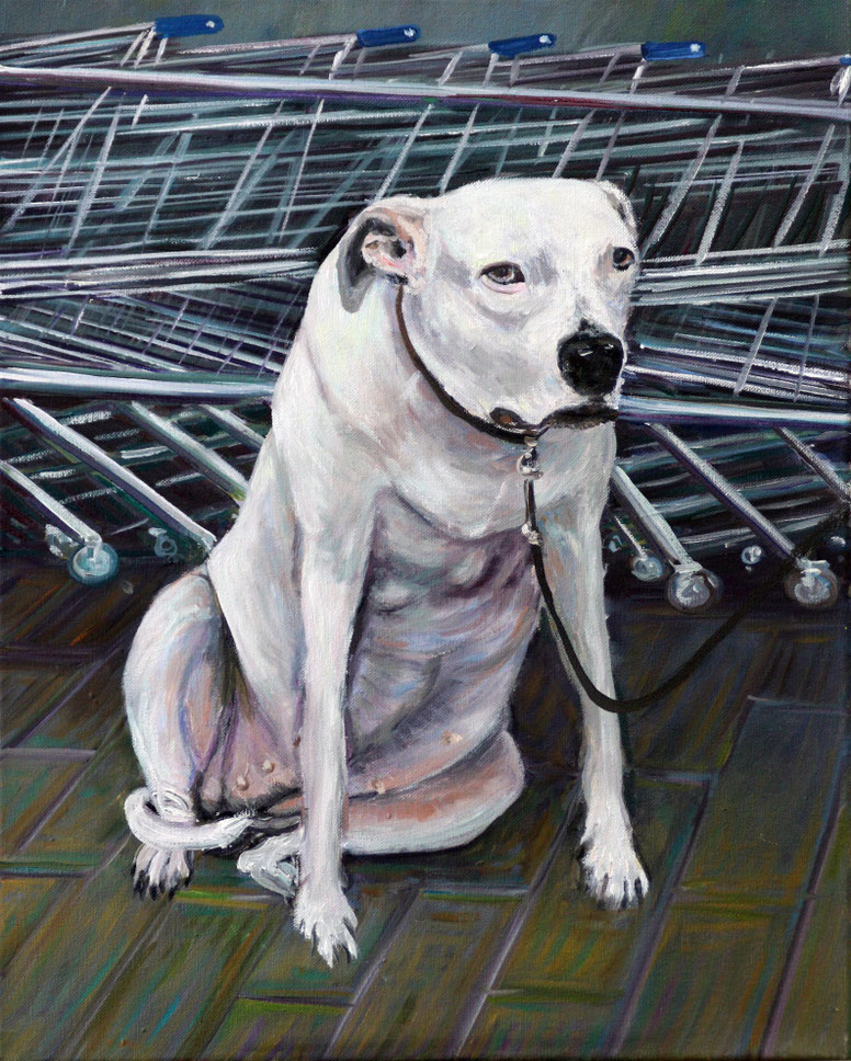 Hundeportrait 40 x 50 cm