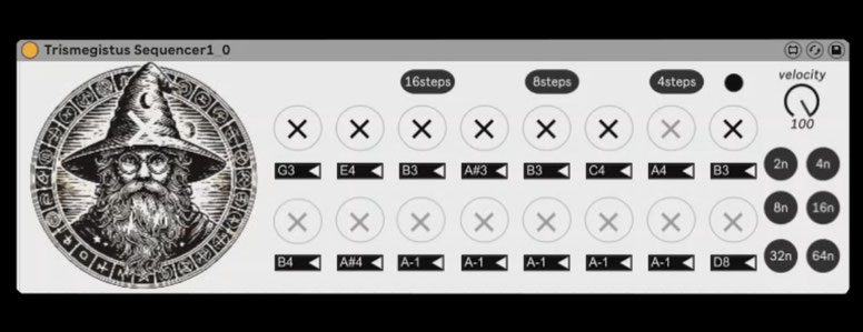 Sequencer Max/Msp | Max for Live Device [Ableton]