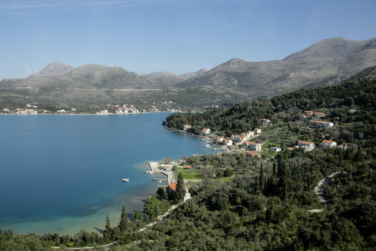Die liebliche Küstenlandschaft nördlich von Dubrovnik gehörte ebenfalls zu der vom 14. Jhdt. bis 1808 bestehenden Republik Ragusa.