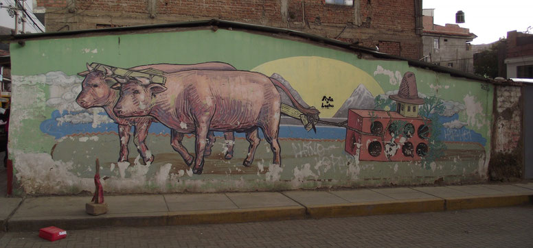 street art Huaraz Peru