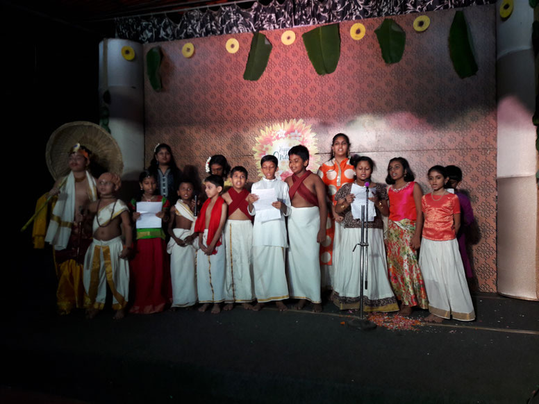 Teil des Onam-Programms