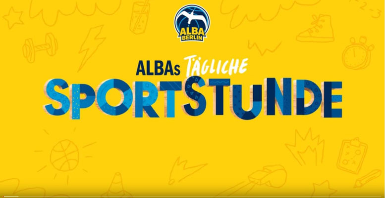 AlBAS (Berlin Basketball) tägliche Sportstunde für Kinder und Jugendliche.
