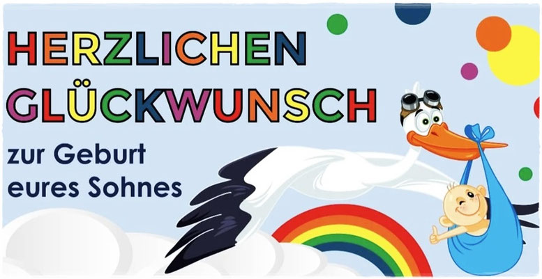 Storchbanner - Bub - Storchbannervermietung