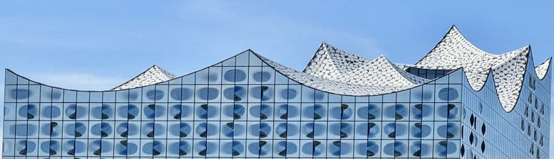 Bild: Dach der Elbphilharmonie