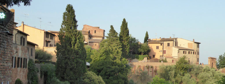 Die Oberstadt Certaldo Alto