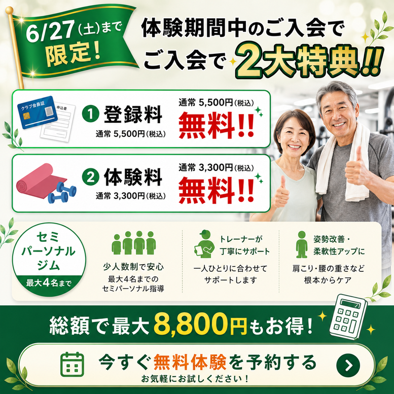 スモールジム阿佐ヶ谷 Regenerate特典