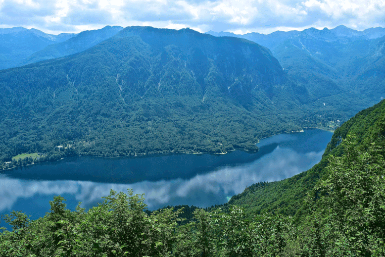 Best Views over Lake Bohinj, Slovenia