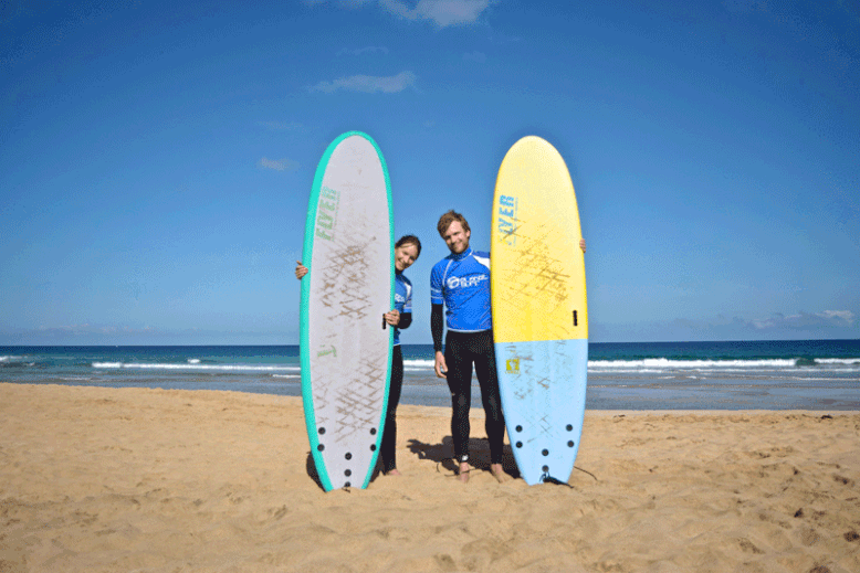 Surf Camp Fuerteventura - Surfing in El Cotillo