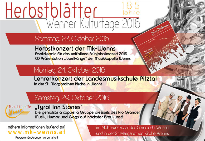 "Herbstblätter" Wenner Kulturtage 2016