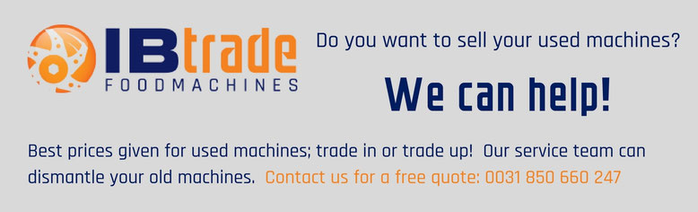 IB-Trade B.V. Used Food Processing Machines for sale worldwide.