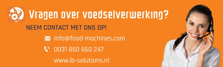 Contact us for fee advice - IB-Foodmachines.com