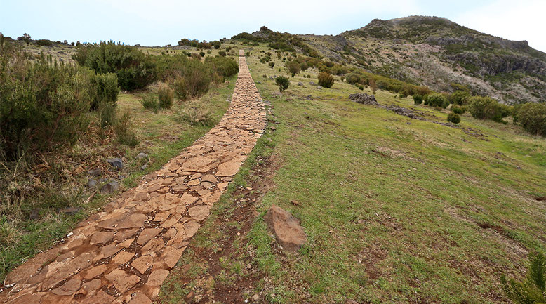 Auf dem Weg zum Pico Ruivo, Madeiras höchstem Berg.