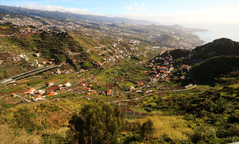 Talkessel kurz vor dem Miradouro Cabo Girão 